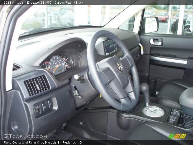 Carbon Pearl / Black 2011 Mitsubishi Endeavor SE AWD