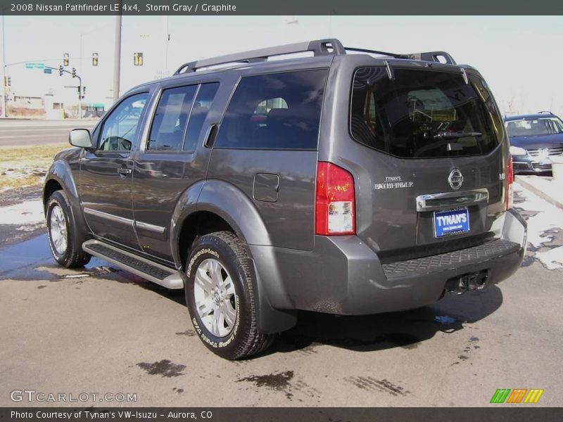 Storm Gray / Graphite 2008 Nissan Pathfinder LE 4x4
