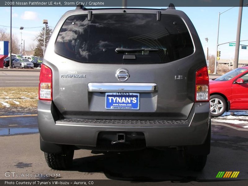Storm Gray / Graphite 2008 Nissan Pathfinder LE 4x4