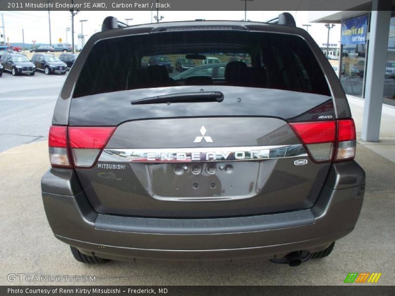 Carbon Pearl / Black 2011 Mitsubishi Endeavor SE AWD