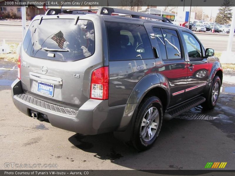 Storm Gray / Graphite 2008 Nissan Pathfinder LE 4x4