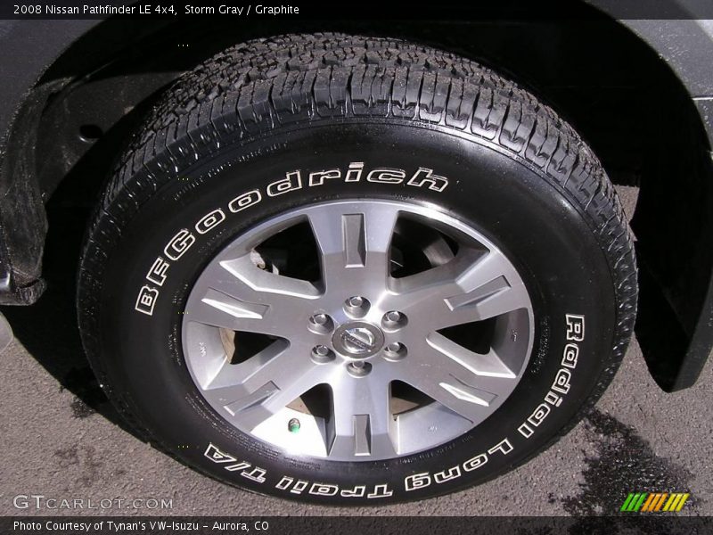 Storm Gray / Graphite 2008 Nissan Pathfinder LE 4x4