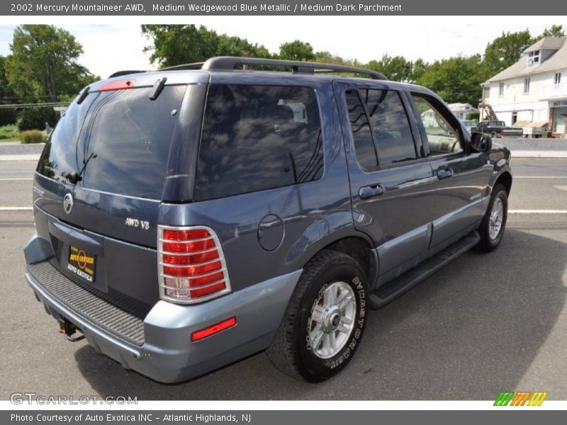 Medium Wedgewood Blue Metallic / Medium Dark Parchment 2002 Mercury Mountaineer AWD