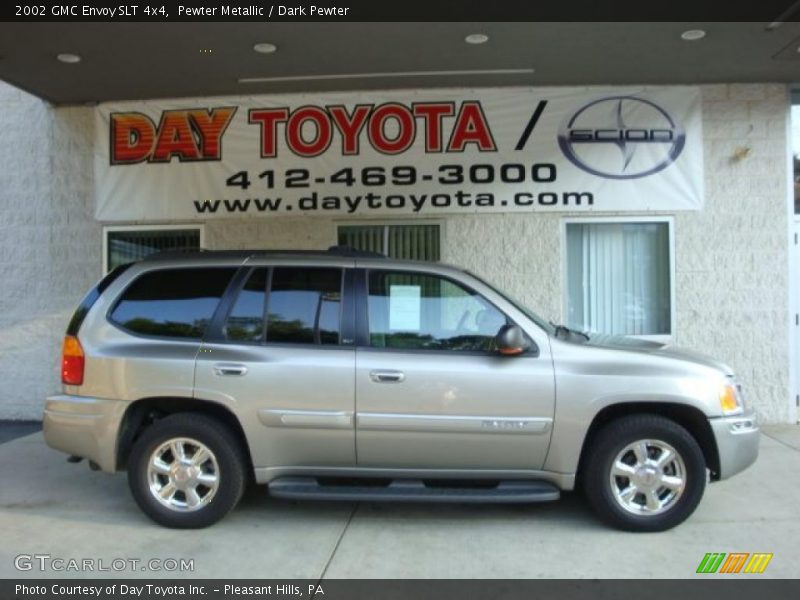 Pewter Metallic / Dark Pewter 2002 GMC Envoy SLT 4x4