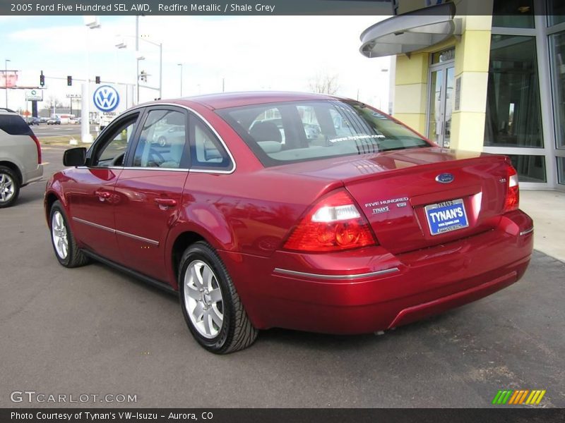 Redfire Metallic / Shale Grey 2005 Ford Five Hundred SEL AWD