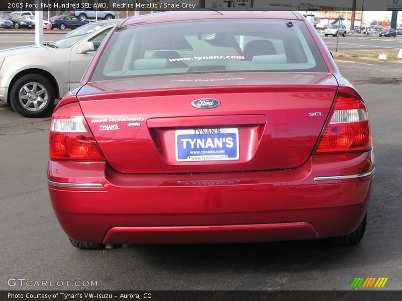 Redfire Metallic / Shale Grey 2005 Ford Five Hundred SEL AWD