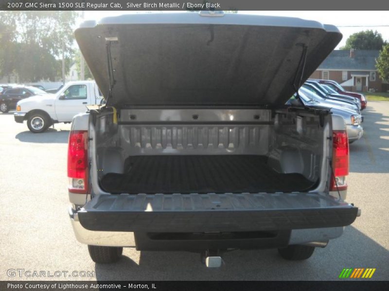 Silver Birch Metallic / Ebony Black 2007 GMC Sierra 1500 SLE Regular Cab
