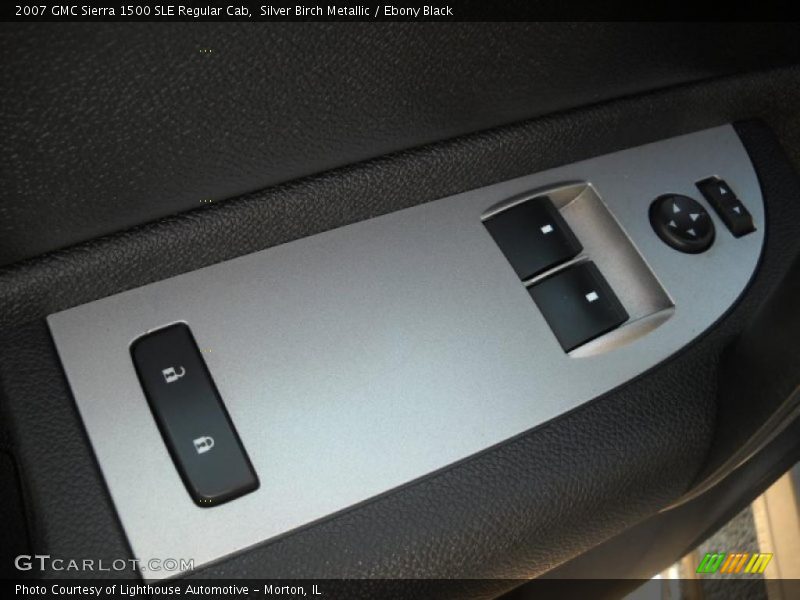 Silver Birch Metallic / Ebony Black 2007 GMC Sierra 1500 SLE Regular Cab