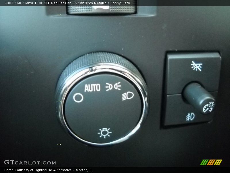 Silver Birch Metallic / Ebony Black 2007 GMC Sierra 1500 SLE Regular Cab