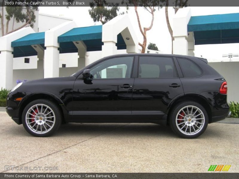 Black / Black 2009 Porsche Cayenne Turbo S