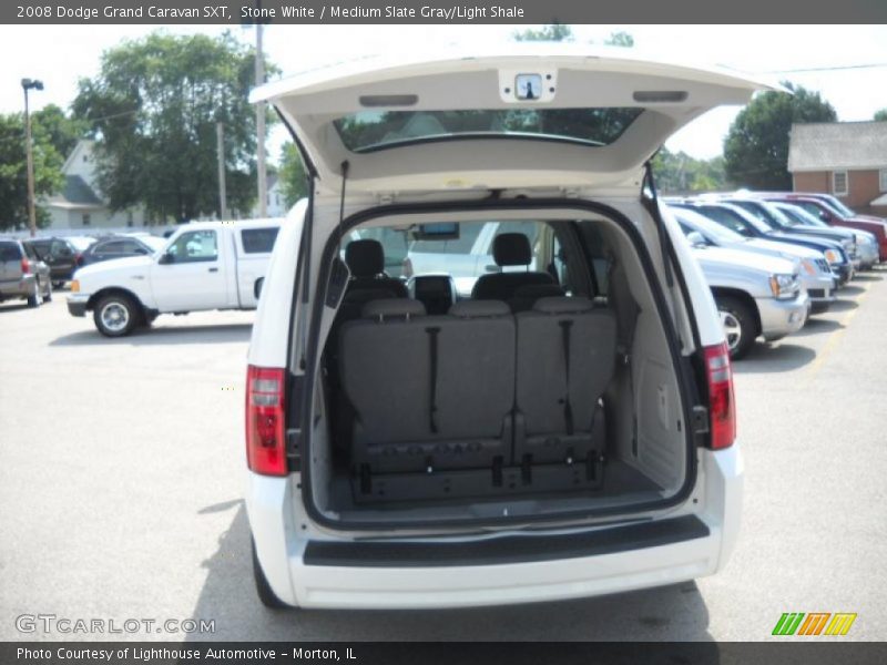 Stone White / Medium Slate Gray/Light Shale 2008 Dodge Grand Caravan SXT