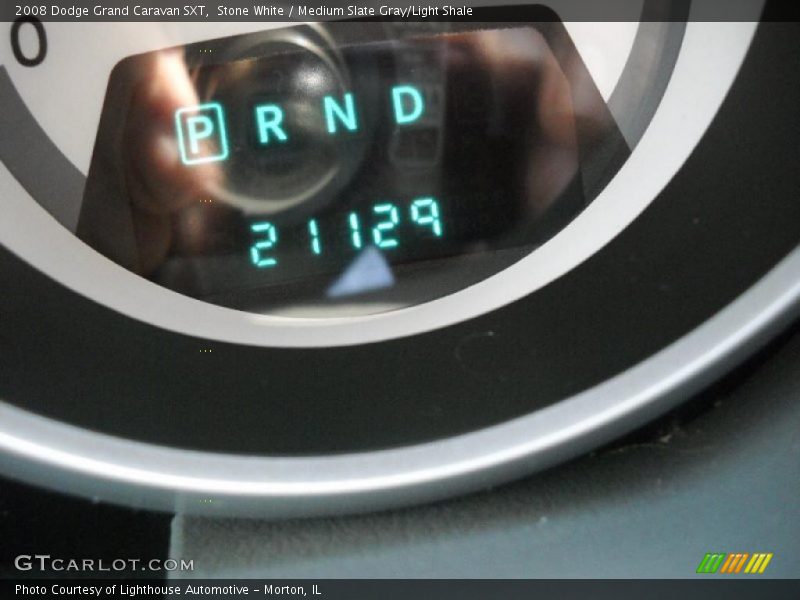 Stone White / Medium Slate Gray/Light Shale 2008 Dodge Grand Caravan SXT