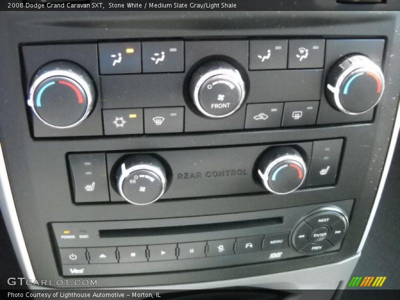 Stone White / Medium Slate Gray/Light Shale 2008 Dodge Grand Caravan SXT
