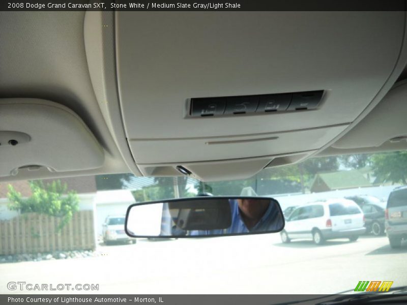 Stone White / Medium Slate Gray/Light Shale 2008 Dodge Grand Caravan SXT