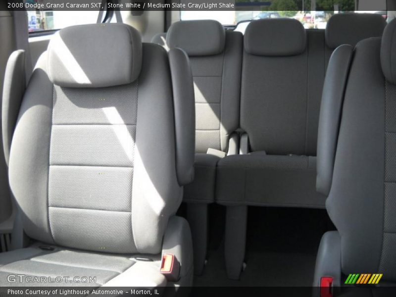 Stone White / Medium Slate Gray/Light Shale 2008 Dodge Grand Caravan SXT