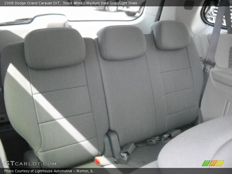Stone White / Medium Slate Gray/Light Shale 2008 Dodge Grand Caravan SXT