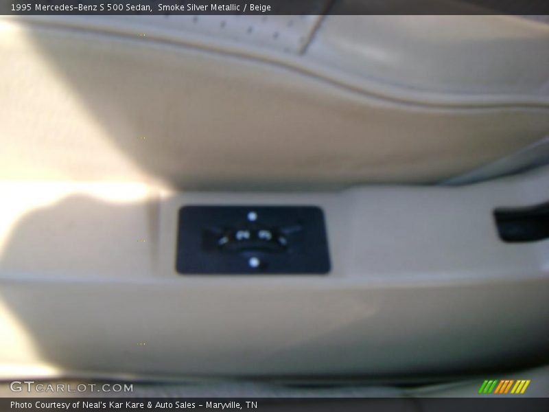Smoke Silver Metallic / Beige 1995 Mercedes-Benz S 500 Sedan
