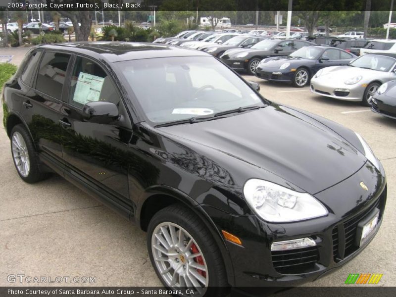 Black / Black 2009 Porsche Cayenne Turbo S