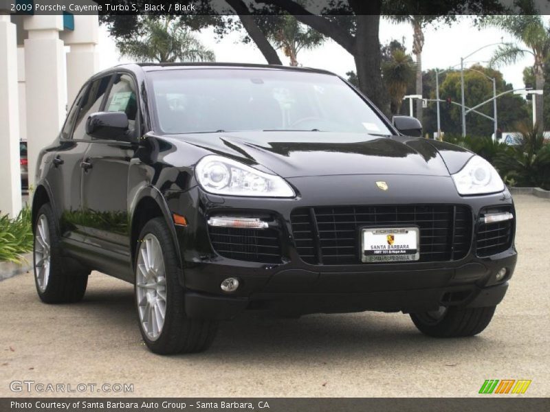 Black / Black 2009 Porsche Cayenne Turbo S