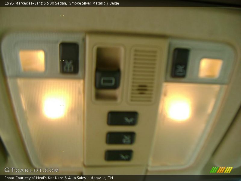 Smoke Silver Metallic / Beige 1995 Mercedes-Benz S 500 Sedan