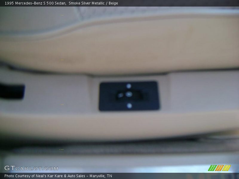 Smoke Silver Metallic / Beige 1995 Mercedes-Benz S 500 Sedan