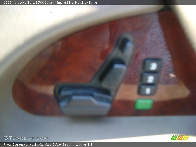 Smoke Silver Metallic / Beige 1995 Mercedes-Benz S 500 Sedan