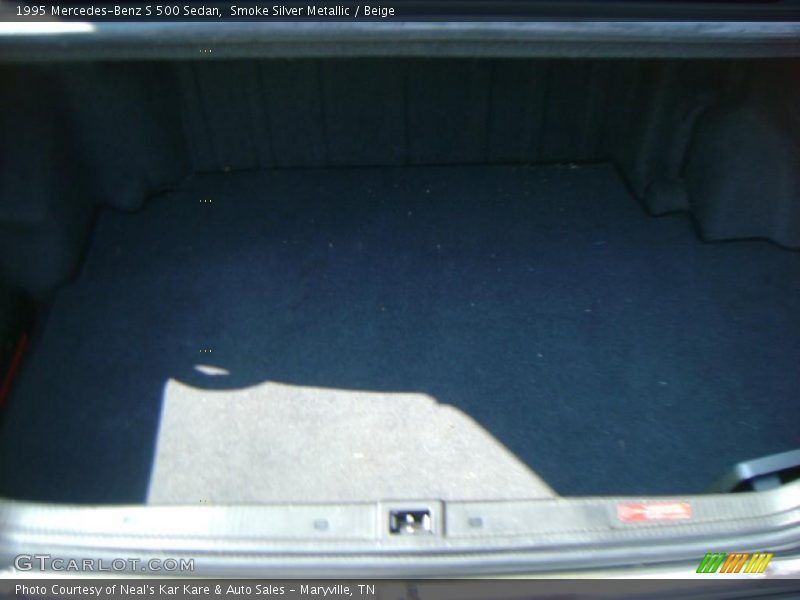 Smoke Silver Metallic / Beige 1995 Mercedes-Benz S 500 Sedan