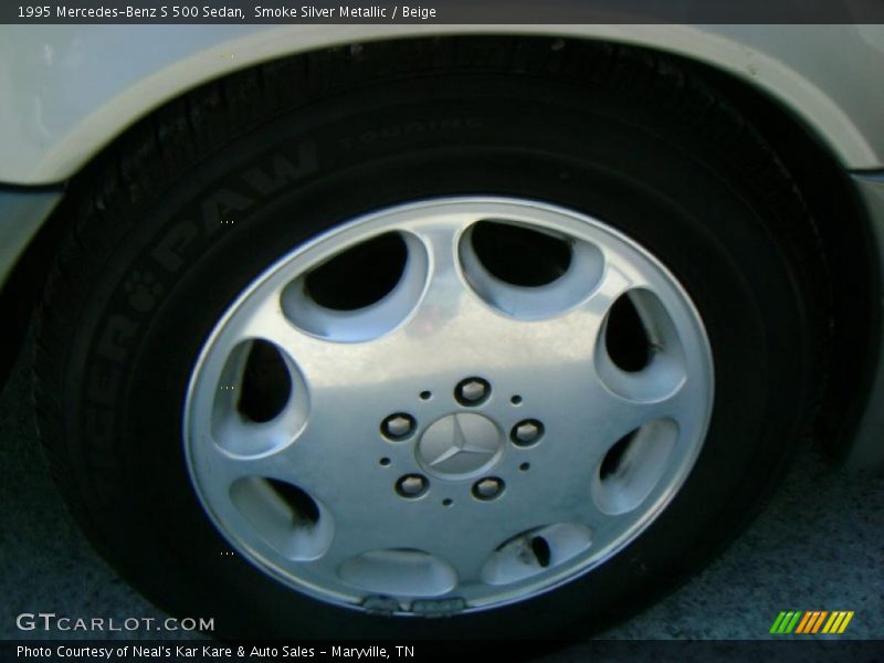 Smoke Silver Metallic / Beige 1995 Mercedes-Benz S 500 Sedan