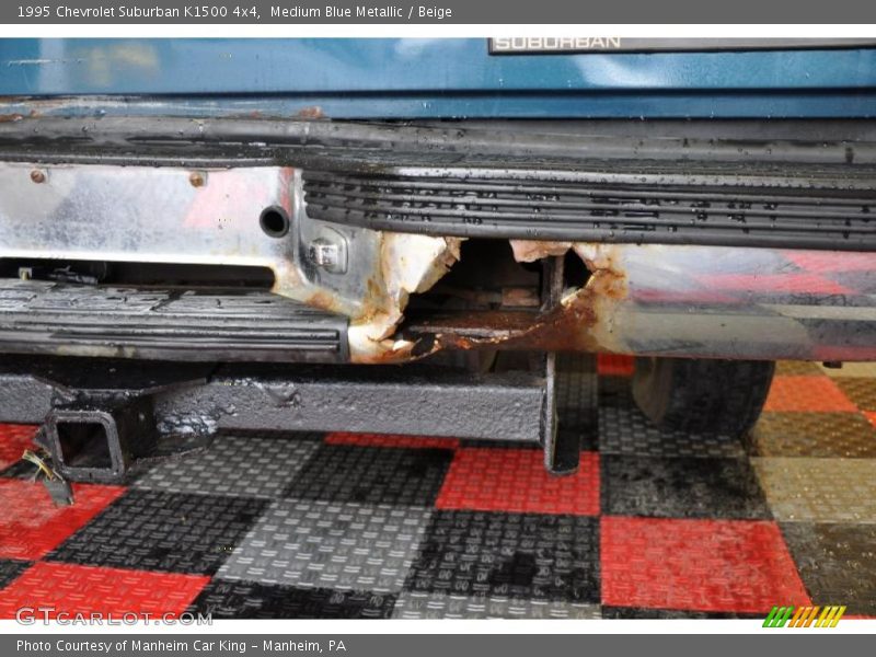 Medium Blue Metallic / Beige 1995 Chevrolet Suburban K1500 4x4