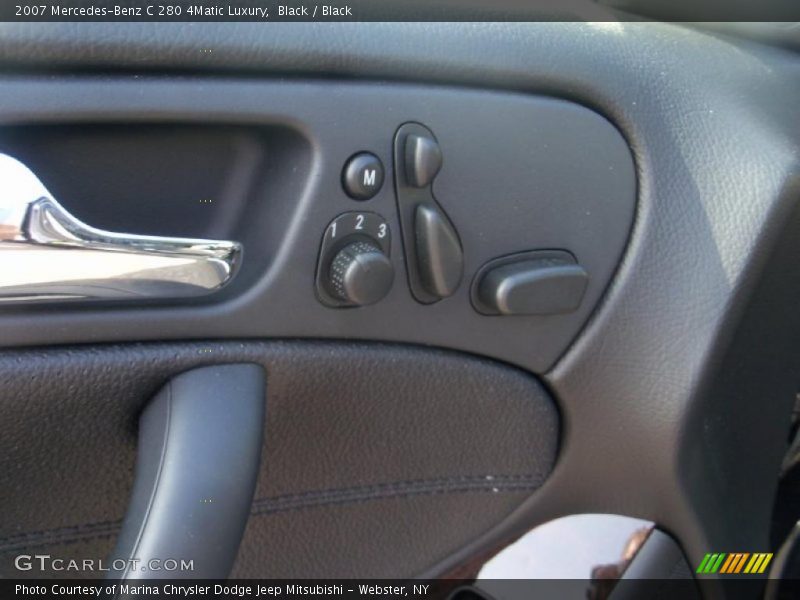 Black / Black 2007 Mercedes-Benz C 280 4Matic Luxury