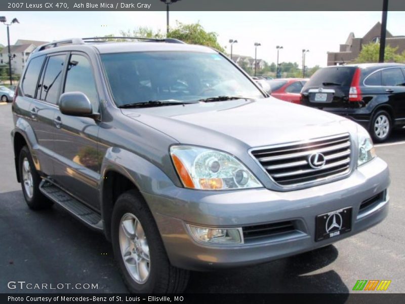 Ash Blue Mica / Dark Gray 2007 Lexus GX 470