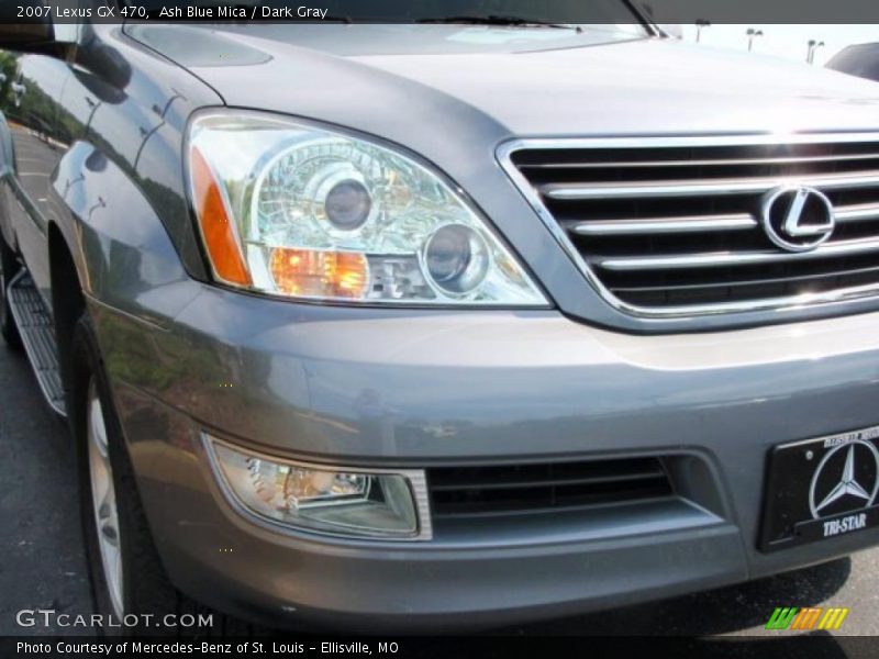Ash Blue Mica / Dark Gray 2007 Lexus GX 470