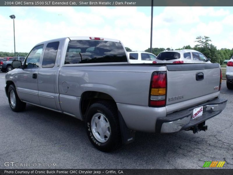 Silver Birch Metallic / Dark Pewter 2004 GMC Sierra 1500 SLT Extended Cab