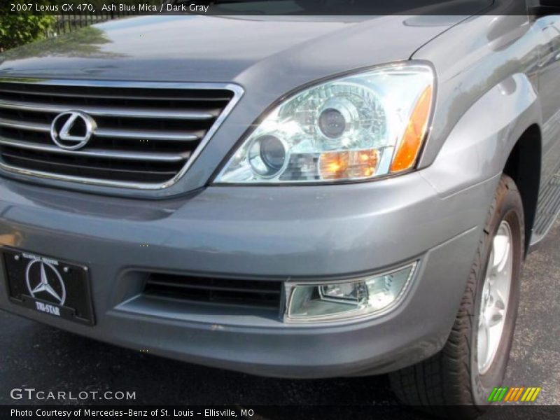 Ash Blue Mica / Dark Gray 2007 Lexus GX 470