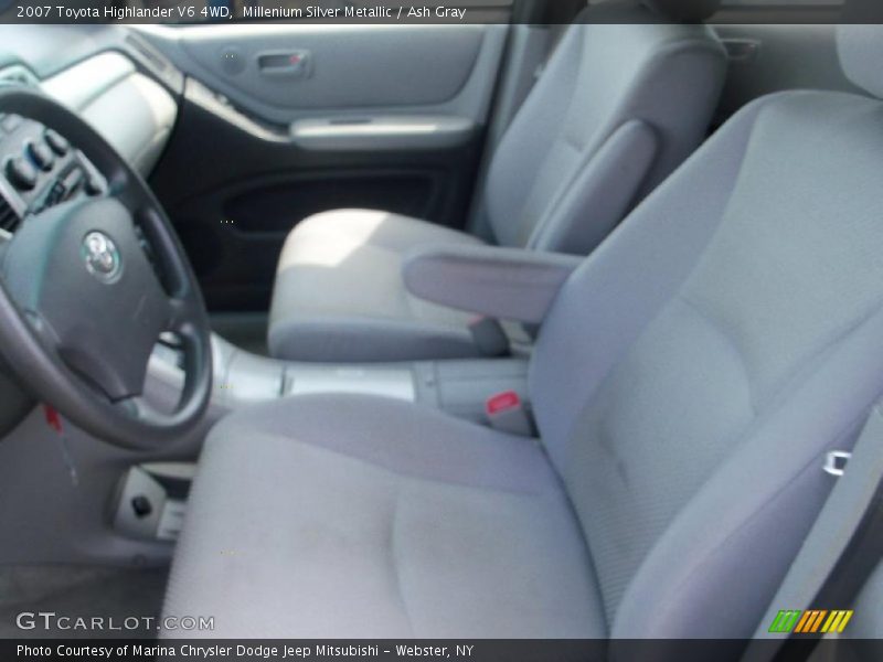 Millenium Silver Metallic / Ash Gray 2007 Toyota Highlander V6 4WD