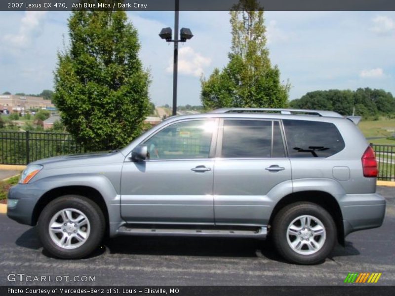 Ash Blue Mica / Dark Gray 2007 Lexus GX 470