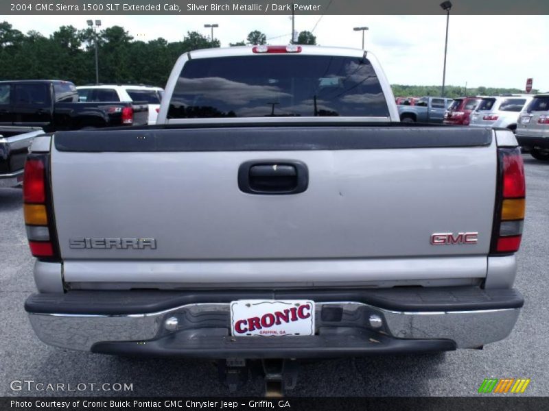 Silver Birch Metallic / Dark Pewter 2004 GMC Sierra 1500 SLT Extended Cab