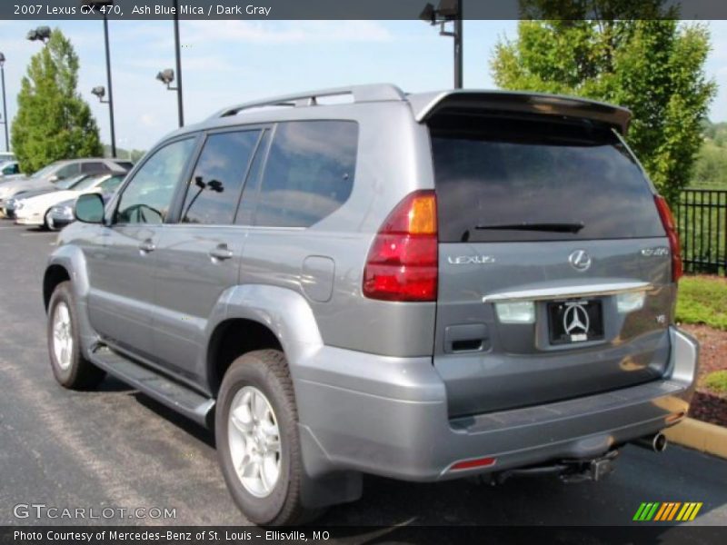 Ash Blue Mica / Dark Gray 2007 Lexus GX 470