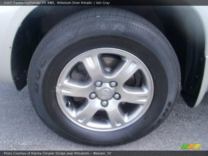Millenium Silver Metallic / Ash Gray 2007 Toyota Highlander V6 4WD