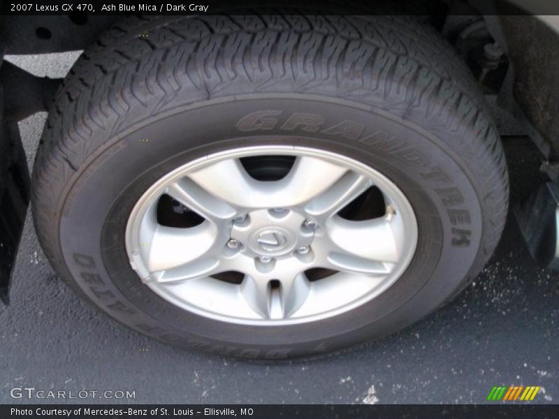 Ash Blue Mica / Dark Gray 2007 Lexus GX 470