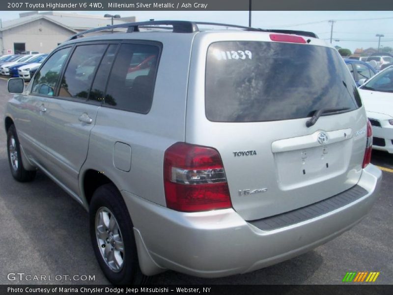 Millenium Silver Metallic / Ash Gray 2007 Toyota Highlander V6 4WD
