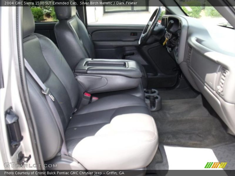 Silver Birch Metallic / Dark Pewter 2004 GMC Sierra 1500 SLT Extended Cab