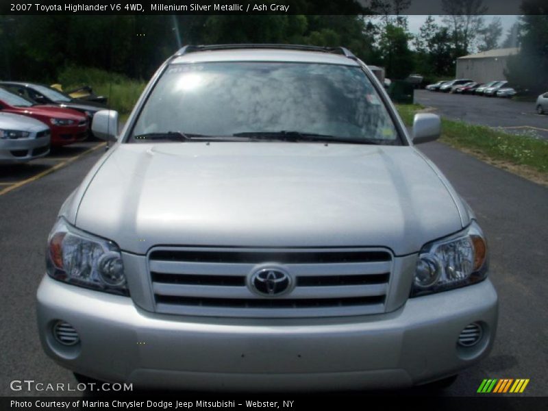 Millenium Silver Metallic / Ash Gray 2007 Toyota Highlander V6 4WD