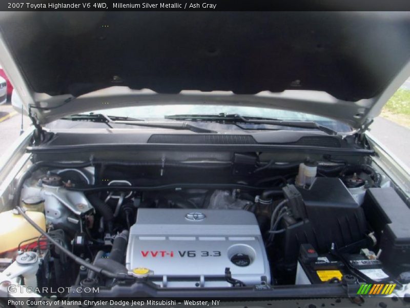 Millenium Silver Metallic / Ash Gray 2007 Toyota Highlander V6 4WD