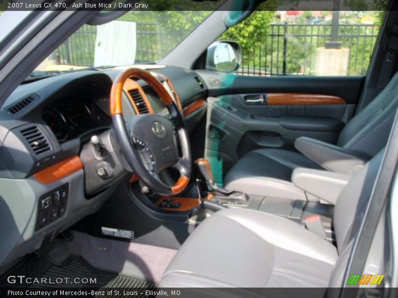 Ash Blue Mica / Dark Gray 2007 Lexus GX 470