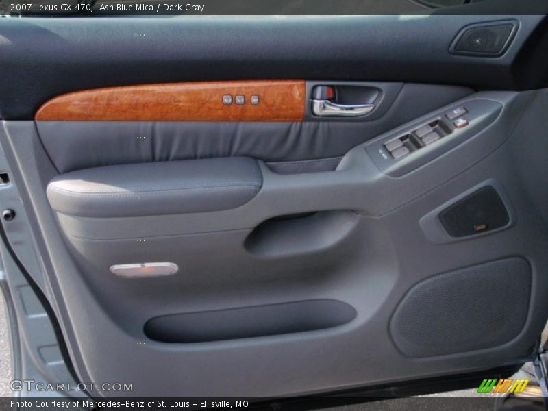 Ash Blue Mica / Dark Gray 2007 Lexus GX 470