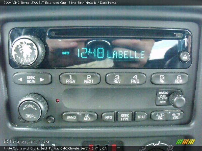 Silver Birch Metallic / Dark Pewter 2004 GMC Sierra 1500 SLT Extended Cab