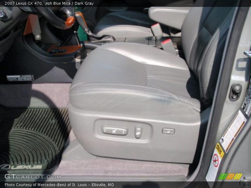 Ash Blue Mica / Dark Gray 2007 Lexus GX 470