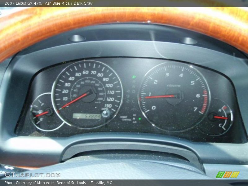 Ash Blue Mica / Dark Gray 2007 Lexus GX 470