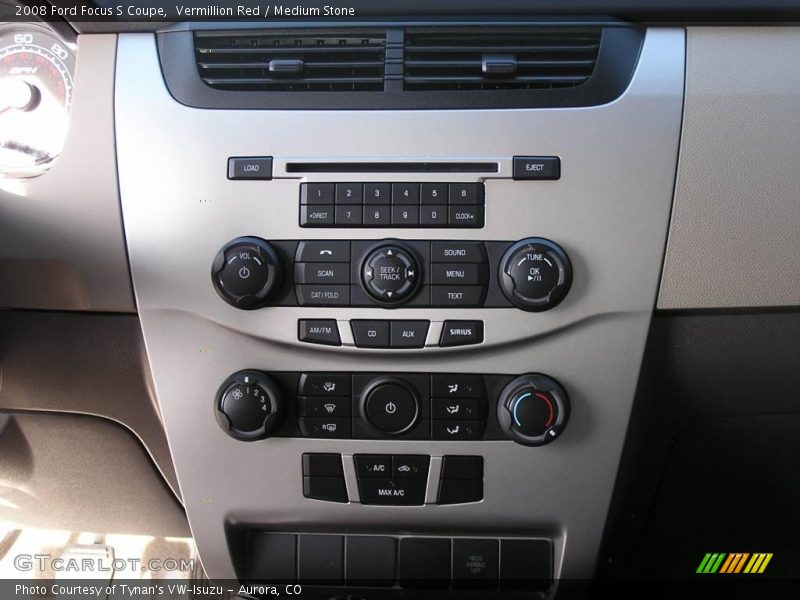 Vermillion Red / Medium Stone 2008 Ford Focus S Coupe